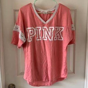 Pink Short Sleeve Jersey Tee